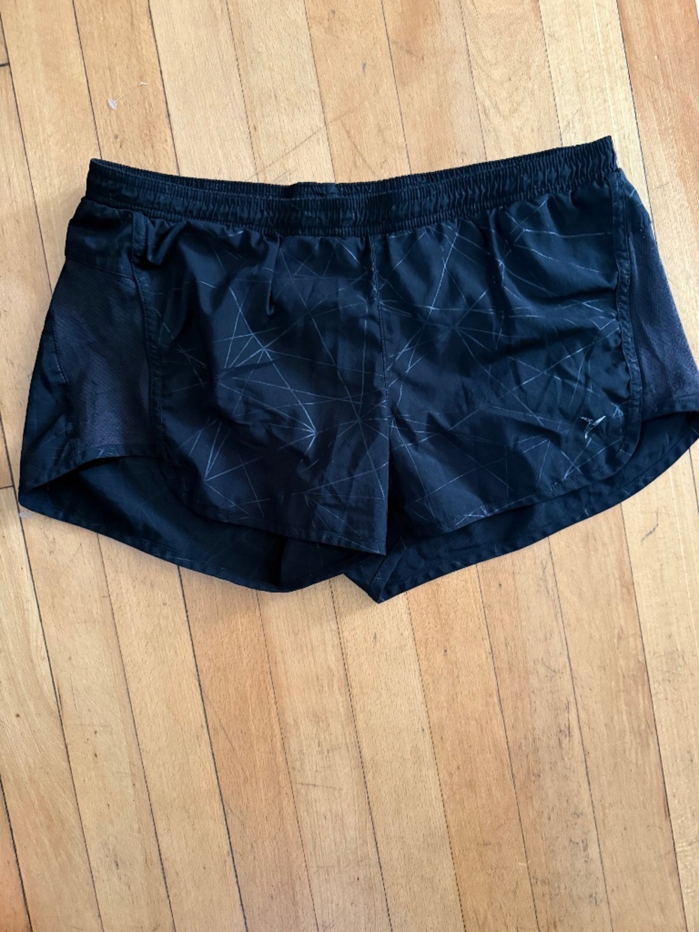 Black athletic shorts